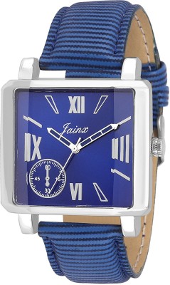 Jainx JM-222 Square Blue Dial Analog Watch  - For Men   Watches  (Jainx)