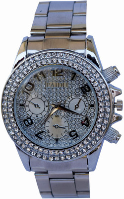 

Creator Paidu Silver Stones Dial New Design Stylish Watch - For Men & Women