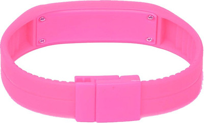 

Kissu Led Band Watch Combo of 2 Pink And Yellow Watch - For Couple