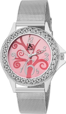 Afloat AFL-5949 Pink DIAL Analog Watch  - For Women   Watches  (Afloat)