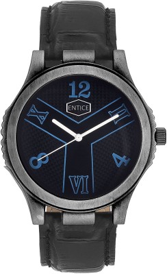 Entice Selections ENT-ANTIRS2-BLK-BLK Analog Watch  - For Men   Watches  (Entice Selections)