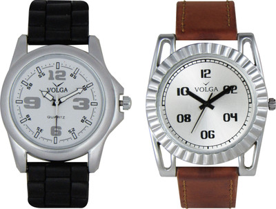 

Volga Branded Leather Quality Designer Dial Diwali Special Combo29 Designer Sport Looks WaterProof Mens Watch Watch - For Men
