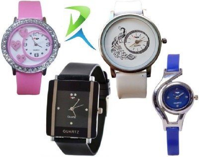 Rage Enterprise RE peacock print,butterfly,square,round Watch  - For Women   Watches  (Rage Enterprise)