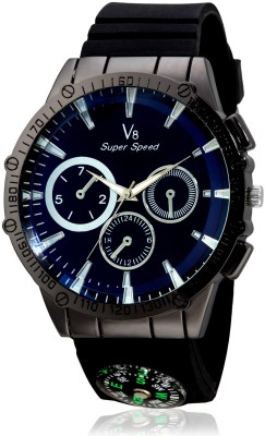 V8 Maestro Blue Ray Glass Superspeed Watch  - For Men   Watches  (V8)