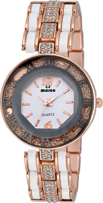 Marco JEWEL MR-LR 247 WHT-GLD Analog Watch  - For Women   Watches  (Marco)