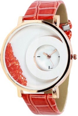 Torek Orange Diamond Studded Watch  - For Women   Watches  (Torek)