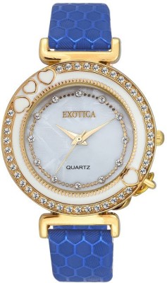Exotica Fashion EFL-500-Gold-Blue Special collection for Women Analog Watch  - For Women   Watches  (Exotica Fashion)