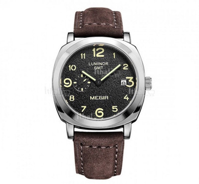 

Megir Gmarks- 1046-Dark brown Executive Watch - For Men
