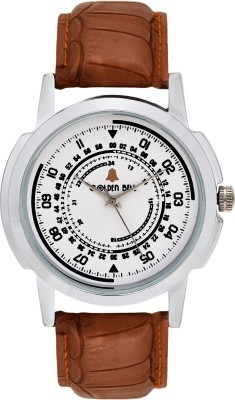 Golden Bell GB-718WDBrnStrap Elegant Analog Watch  - For Men   Watches  (Golden Bell)