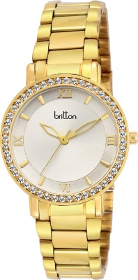 Britton BR-LR033-WHT-GLD Watch  - For Women   Watches  (Britton)