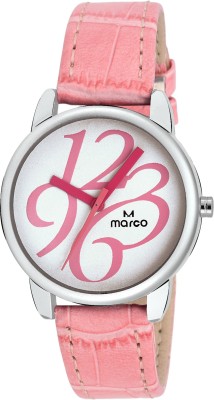 Marco ELITE MR-LR-A17 SATIN 12369 PINK RED Analog Watch  - For Women   Watches  (Marco)