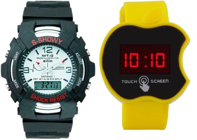 Creator S-Showy And Yellow Apple Touch(Very May Colours) Analog-Digital Watch  - For Men & Women   Watches  (Creator)