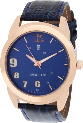 Swiss Trend ST2012 Blue Desginer Watch  - For Men   Watches  (Swiss Trend)