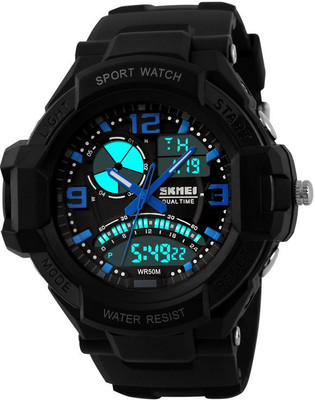 

Skmei Gmarks-1017 -Blue Watch - For Men