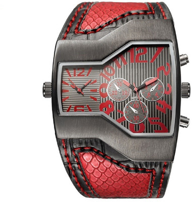 

V6 Big Size Biker Dual Time V6253 Watch - For Men