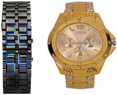 Rosra Black-Gold-Wrist Watch  - For Men   Watches  (Rosra)