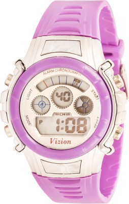 Vizion 8516B-6PURPLE Cold Light Digital Watch  - For Boys   Watches  (Vizion)