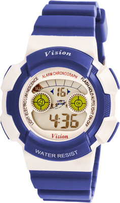 

Vizion 8540B-2BLUE Cold Light Watch - For Boys