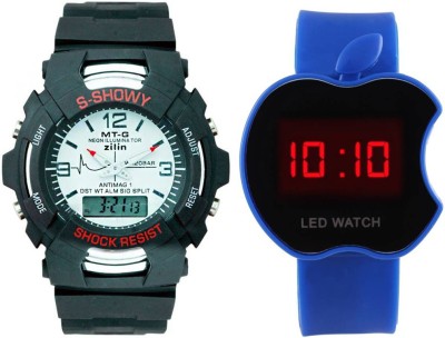 Creator S-Showy And Blue Apple Touch Analog-Digital Watch  - For Men & Women   Watches  (Creator)