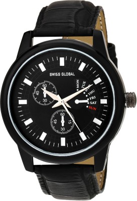 Swiss Global SG148 Black-ish Analog Watch  - For Men   Watches  (Swiss Global)
