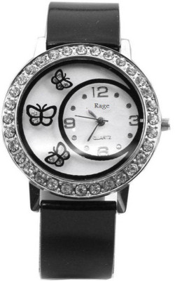 

Rage Enterprise RE black butterfly special Watch - For Women