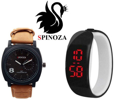 View SPINOZA S04P028 Analog-Digital Watch  - For Men & Women Wrist Watches Price Online(SPINOZA)