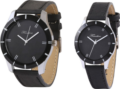 View Timebre CPLCOM98 Ebony Analog Watch  - For Couple Wrist Watches Price Online(Timebre)