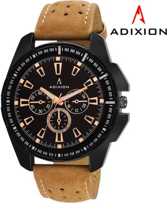 Adixion 9521NL01 New Chronograph Pattern Leather Strep Watch Analog Watch  - For Men   Watches  (Adixion)