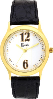 Cavalli CW108 White Dial Gold Analog Watch  - For Women   Watches  (Cavalli)