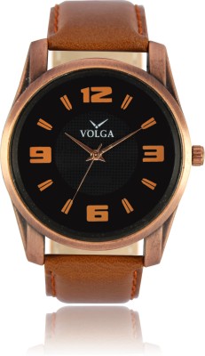 Volga VLW050022 Partywear Leather belt With Designer Stylish Branded Fancy box Analog Watch  - For Men   Watches  (Volga)