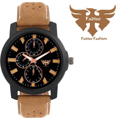 Fadiso Fashion FF-11057-BRN-DOTD CHRONOGRAPH PATTERN Analog Watch  - For Men   Watches  (Fadiso Fashion)