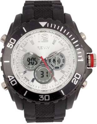 Revv GI8203WWHITEBLACK Analog-Digital Watch  - For Men   Watches  (Revv)