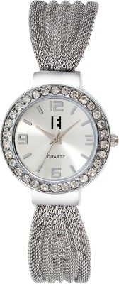 Excelencia CW-48-Sil Elegant Mesh Strap Watch  - For Women   Watches  (Excelencia)