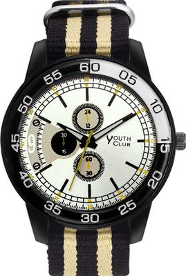 

Youth Club BLACKY YANKY STRAPED CHRONO PATTERN Watch - For Men