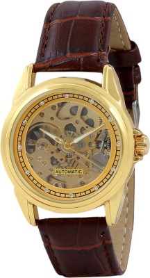 Timebre MXGLD281-5 Skeleton Automatic Mechanical Analog Watch  - For Men   Watches  (Timebre)