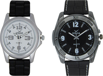 

Volga Branded Leather Quality Designer Dial Diwali Special Combo27 Designer Sport Looks WaterProof Mens Watch Watch - For Men