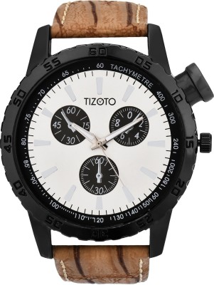 Tizoto tzom644 Tizoto White dial metal analog watch Analog Watch  - For Men   Watches  (Tizoto)