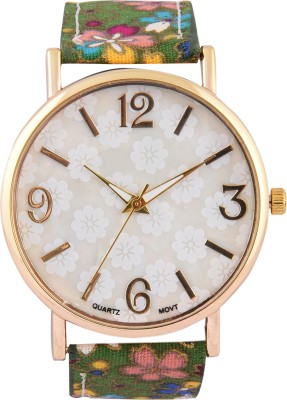 3WISH White Dial Fabric Strap Watch  - For Women   Watches  (3wish)