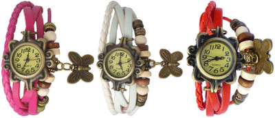 

Jack Klein VNT_PNK_WHT_RD Watch - For Women