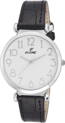 Dezine DZ-LR093-WHT-BLK Watch  - For Girls   Watches  (Dezine)