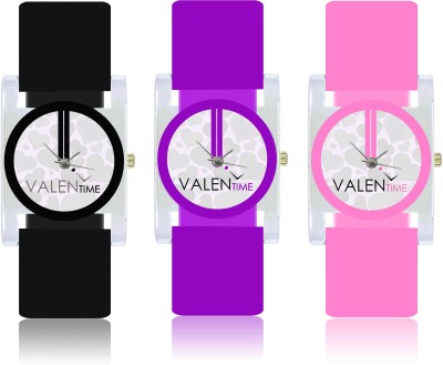 Valentime W07-6-7-8 New Designer Fancy Fashion Collection Girls Watch  - For Women   Watches  (Valentime)