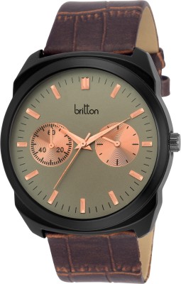 Britton BR-GR171-GRY-BRW Watch  - For Men   Watches  (Britton)