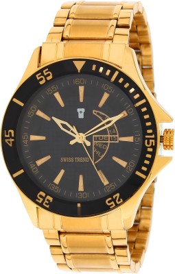 Swiss Trend ST2234 Golden Premium Watch  - For Men   Watches  (Swiss Trend)