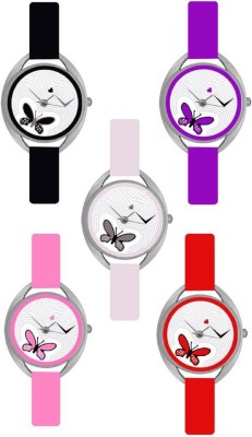 Keepkart KK Multicolour Watches Valentime Combo Of 5 Watch  - For Girls   Watches  (Keepkart)