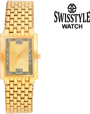 

Swisstyle SS-GSQ9211-GLD-GLD Dazzle Watch - For Men