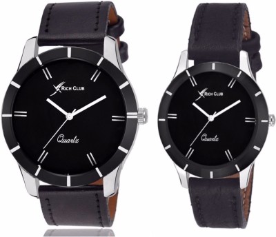 Rich Club Attractive Couple 1004BLK Watch  - For Couple   Watches  (Rich Club)