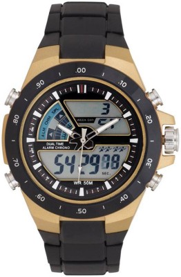 Zekonis SKMEI 1016 BLACK GOLDEN Analog-Digital Watch  - For Men   Watches  (Zekonis)