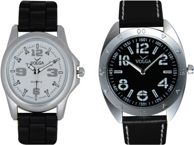 

Volga Branded Leather Quality Designer Dial Diwali Special Combo24 Designer Sport Looks WaterProof Mens Watch Watch - For Men