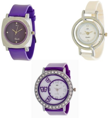 AR Sales AR 6+9+18 Combo Of 3 Analog Watch  - For Women   Watches  (AR Sales)