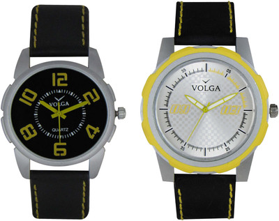 

Volga Branded Leather Quality Designer Dial Diwali Special Combo513 Designer Sport Looks WaterProof Mens Watch Watch - For Men